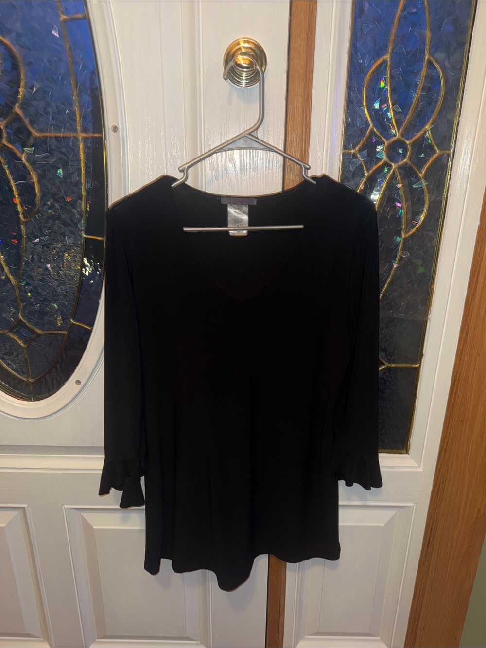 Black Women's Long Sleeve Open Cardigan - Brand Unmarked